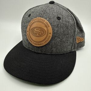 San Francisco 49ers Camden Patch Hat Cap Fitted 7 1/4 New Era 59FIFTY NFL